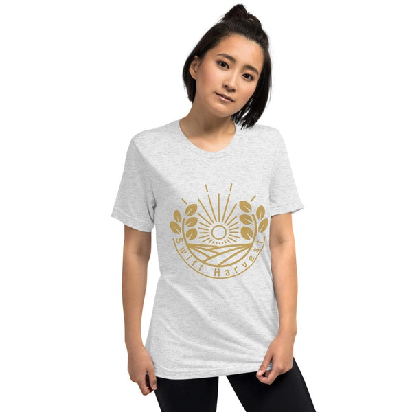 sovereignarm.com t-shirt White Fleck Triblend / XS Swift Harvest Sun Shine Gold Short sleeve t-shirt