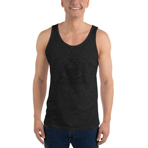 sovereignarm.com Tank top Charcoal-black Triblend / XS Third Eye, Declare Your Sovereignty | Black Unisex Tank Top