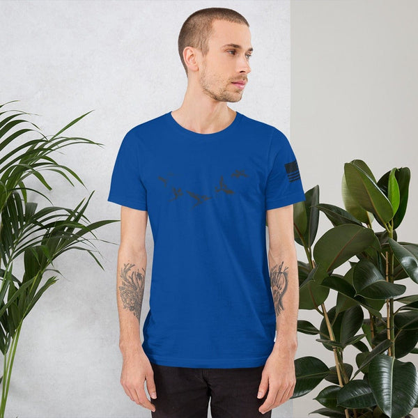 sovereignarm.com True Royal / S Free Birds Short-Sleeve Unisex T-Shirt