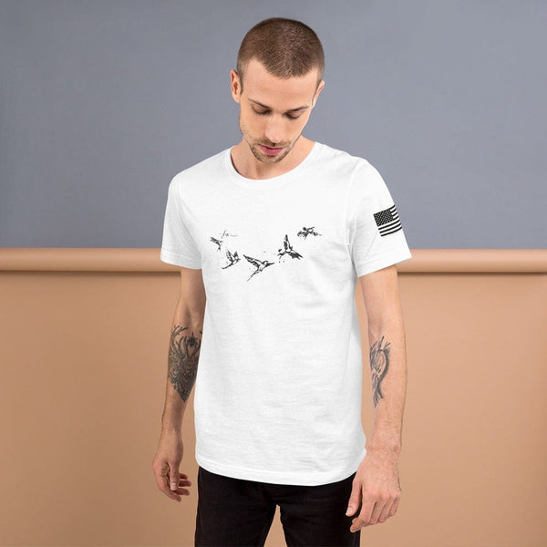 sovereignarm.com White / XS Free Birds Short-Sleeve Unisex T-Shirt