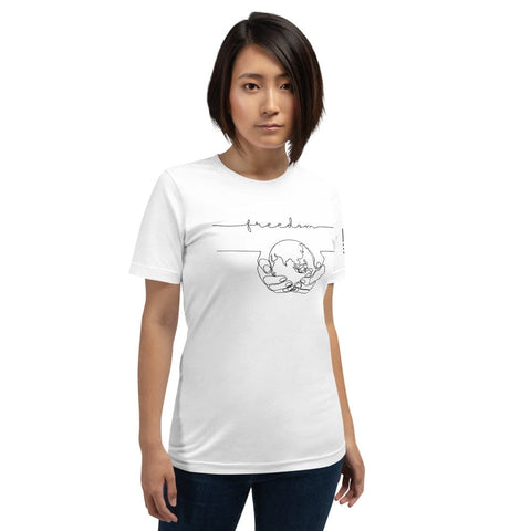 sovereignarm.com White / XS World Freedom Short-Sleeve Unisex T-Shirt