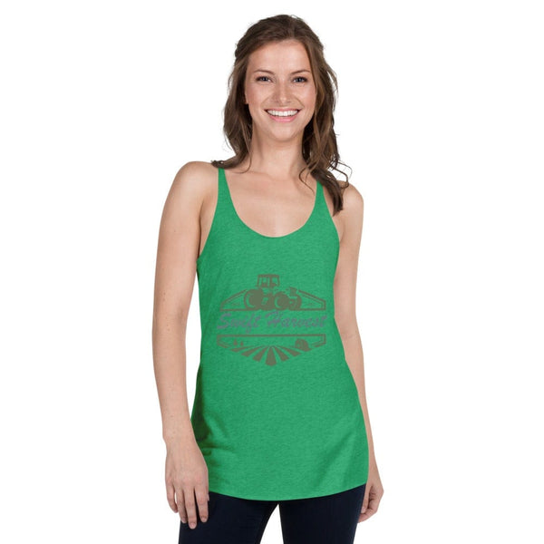 sovereignarm.com Womans Racerback Envy / XS Swift Harvest Tractor Green Women's Racerback Tank