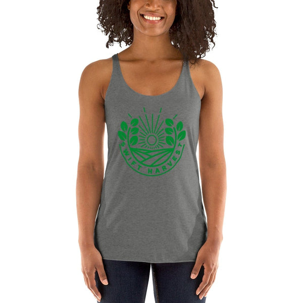 sovereignarm.com Womans Racerback Premium Heather / XS Swift Harvest Sun Shine Green Women's Racerback Tank