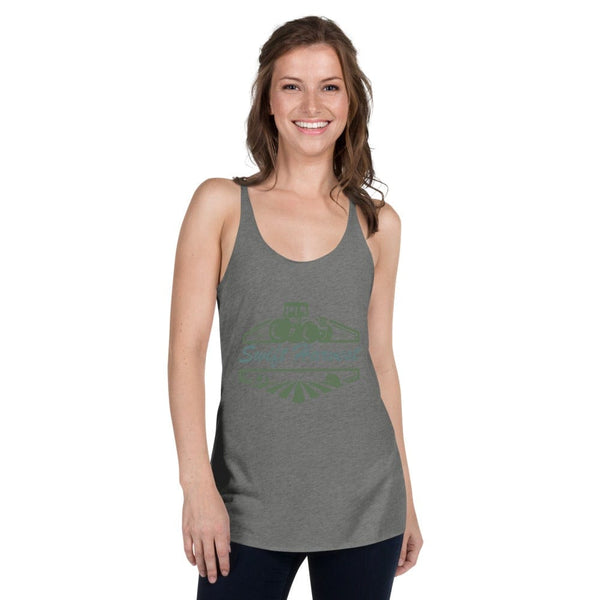 sovereignarm.com Womans Racerback Premium Heather / XS Swift Harvest Tractor Green Women's Racerback Tank