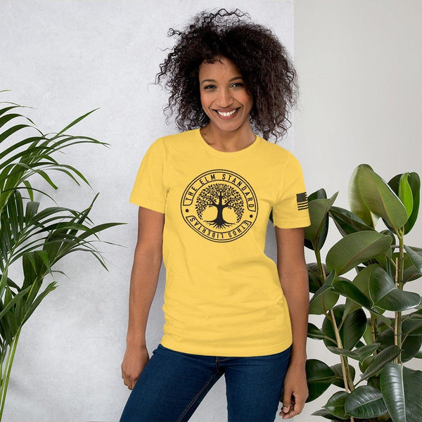 sovereignarm.com Yellow / S Elm Standard Ethos Libertas Short-Sleeve Unisex T-Shirt