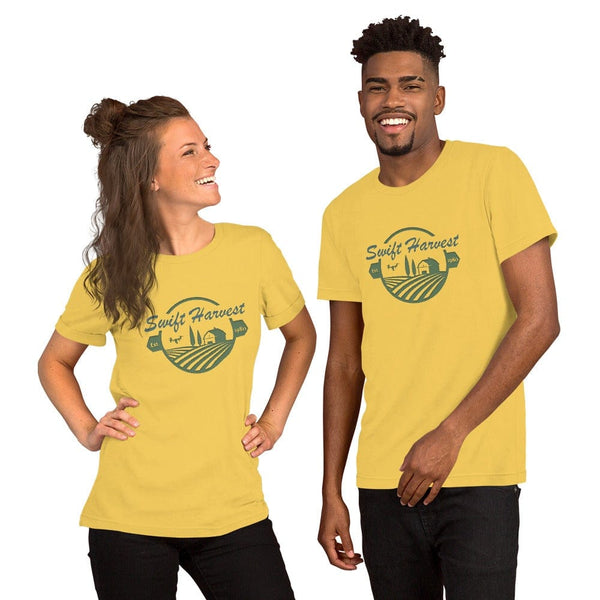 sovereignarm.com Yellow / S Swift Harvest, Farm Short-Sleeve Unisex T-Shirt