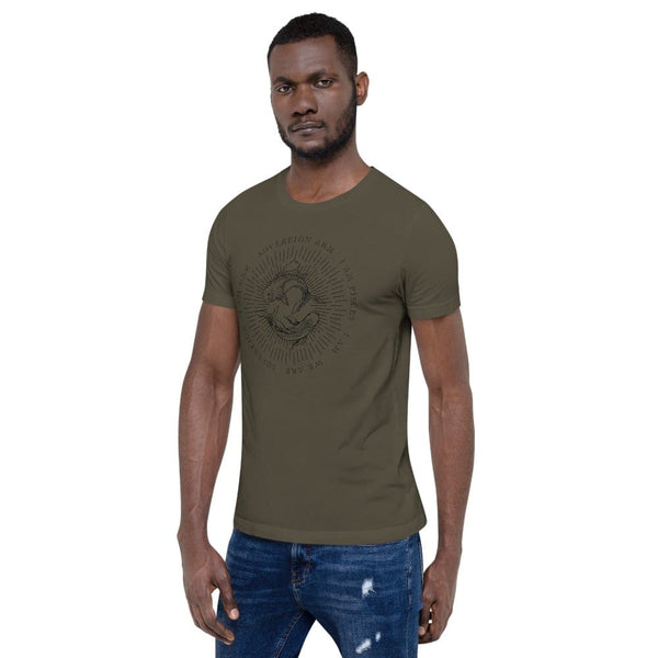 sovereignarm.com Zodiac Pisces, I am | Black Print Short-Sleeve Unisex T-Shirt